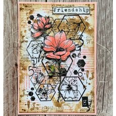 Aall & Create A6 Stamp #649 - Clipped Botanicals
