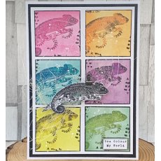 Aall & Create - A7 Stamp #651 - Chameleon