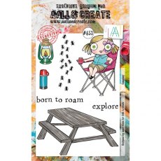 Aall & Create - A6 Stamp #653 - Camping