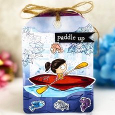 Aall & Create - A6 Stamp #657 - Paddle Up