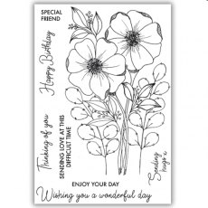 Julie Hickey Designs - Garden Blooms Stamp Set JH1055