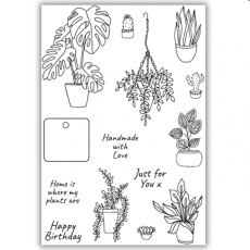 Julie Hickey Designs - My Indoor Garden Stamp Set DS-CC-1013