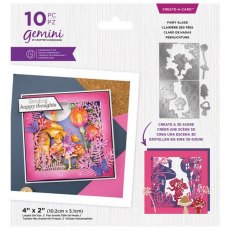 Crafters Companion Gemini-Metal Cutting Dies-Expressions-Shadow Alphabet & One Size Silver 