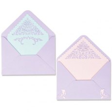 Sizzix Thinlits Die Set 9PK - Lace Envelope Liners by Lisa Jones 665890
