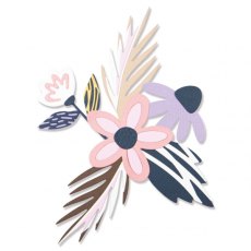 Sizzix Thinlits Dies - Bohemian Florals by Jennifer Ogborn 665881