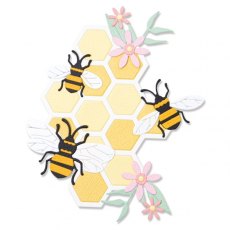 Sizzix Thinlits Dies - Bee Hive by Olivia Rose 665880