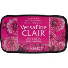 Versafine Clair ink pad Vivid Charming Pink VF-CLA-801 4 For £20