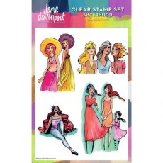 Creative Expressions Jane Davenport Sisterhood 6 in x 8 in Clear Stamp Set
