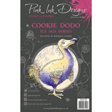 Pink Ink Designs Cookie Dodo 6 in x 8 in Clear Stamp Set