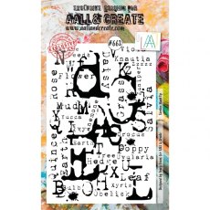 Aall & Create - A6 Stamp #663 - Garden Mash Up