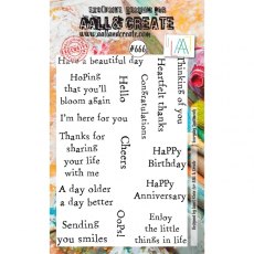 Aall & Create - A6 Stamp #666 - Everyday Sentiments