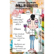 Aall & Create - A7 Stamp #702 - Boozer Dee