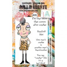 Aall & Create - A7 Stamp #703 - Cougar Dee