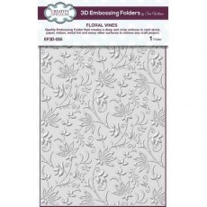 Creative Expressions Floral Vines 5 3/4 in x 7 1/2 in 3D Embossing Folder