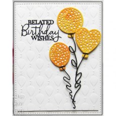 Creative Expressions Balloons 5 3/4 in x 7 1/2 in 3D Embossing Folder