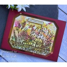 Creative Expressions Bonnita Moaby Doodle Meadow 6 in x 4 in Rubber Stamp