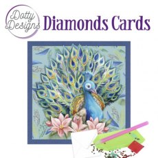 Dotty Designs Diamond Cards - Peacock