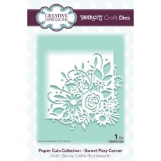 Creative Expressions Paper Cuts Sweet Posy Corner Craft Die