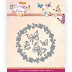 Jeanine's Art - Perfect Butterfly Flowers - Butterfly Wreath Die