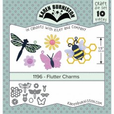Karen Burniston Die Set - Flutter Charms 1196