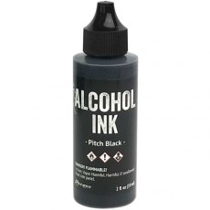 Ranger Tim Holtz Alcohol Ink 59ml Pitch Black
