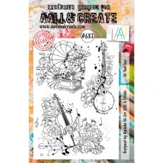 Aall & Create - A5 Stamp #683 - All That Jazz