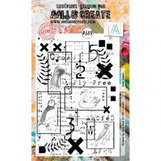 Aall & Create - A6 Stamp #689