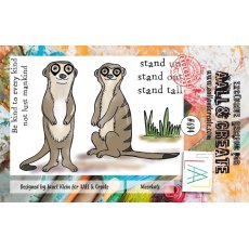 Aall & Create - A7 Stamp #694 - Meerkats