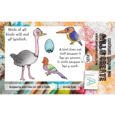 Aall & Create - A7 Stamp #695 - African Birds