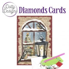Dotty Designs Diamond Cards - Christmas Window DDDC1044
