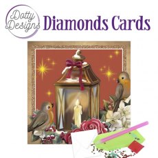 Dotty Designs Diamond Cards - Christmas Lantern DDDC1043