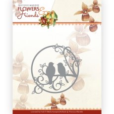 Precious Marieke - Flowers and Friends - Circle with Birds Die