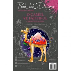 Pink Ink Designs O Camel Ye Faithful 6 in x 8 in Clear Stamp Set