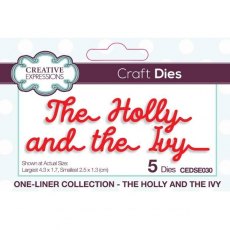 Creative Expressions One-liner Collection The Holly and the Ivy Craft Die