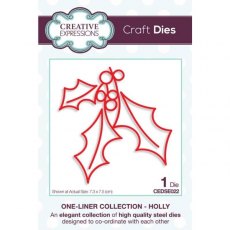 Creative Expressions One-liner Collection Holly Craft Die