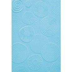 Sizzix Multi-Level Textured Impressions Embossing Folder - Abstract Rounds by Lisa Jones 1/8/22