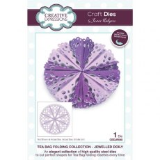 Creative Expressions Jamie Rodgers Tea Bag Folding Jewelled Doily Craft Die