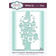 Creative Expressions Paper Cuts Bells & Baubles Double Edger Craft Die
