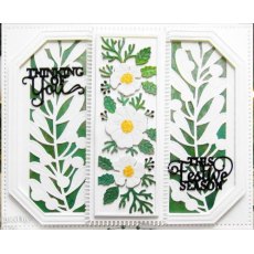 Creative Expressions Sue Wilson Festive Christmas Rose Floral Panels Craft Die
