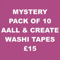 Mystery Pack of 10 Aall & Create Washi Tapes