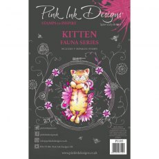 Pink Ink Designs Kitten 6 in x 8 in Clear Stamp Set