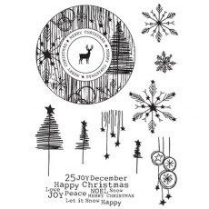 Julie Hickey Designs - Merry Christmas A5 Stamp Set DS-HE-1015