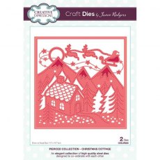 Creative Expressions Jamie Rodgers Pierced Christmas Cottage Craft Die