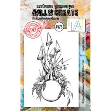 Aall & Create - A7 Stamp #776 - Funghi Flowers