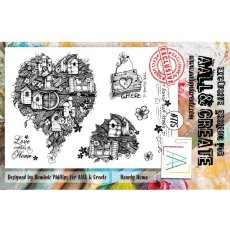 Aall & Create - A5 Stamp #775 - Hearty Home