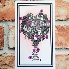 Aall & Create - A5 Stamp #775 - Hearty Home