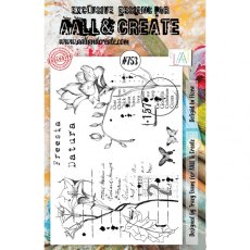 Aall & Create - A5 Stamp #753 - Delight In Flora