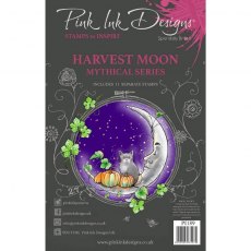 Pink Ink Designs Harvest Moon 6 in x 8 in Clear Stamp Set