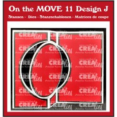 Crealies On the MOVE Dies No. 11, Design J, Swingcard with Circle CLMOVE11