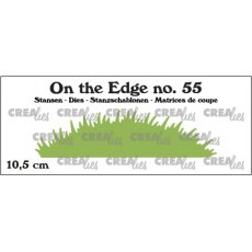 Crealies On the Edge dies No. 55, Grass Hill Short Grass 10,5 cm CLOTE55